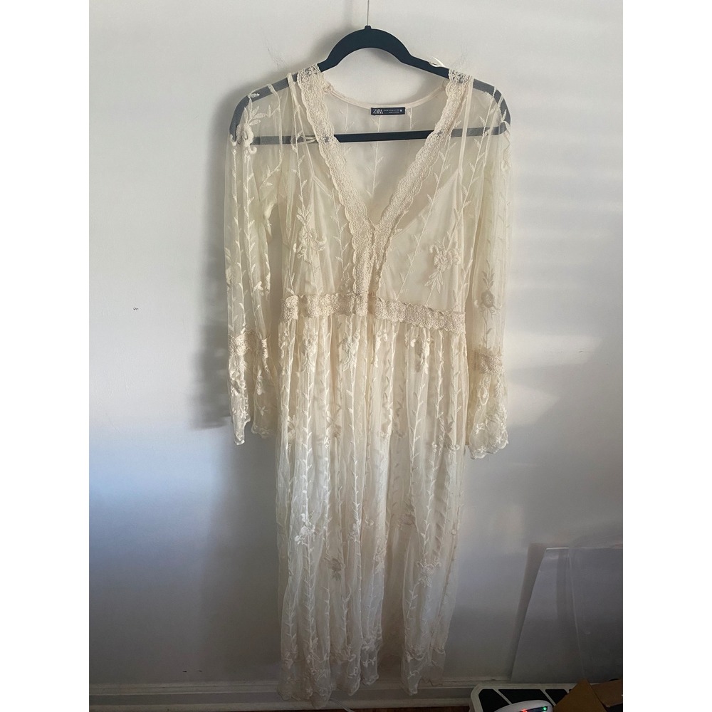 Lace Dress Size Medium‎ Coquette Cottagecore Boho Balletcore Fairy